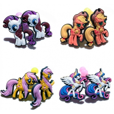 Kids decorative girls hair band cartoon character plastic hair ties C-hb226